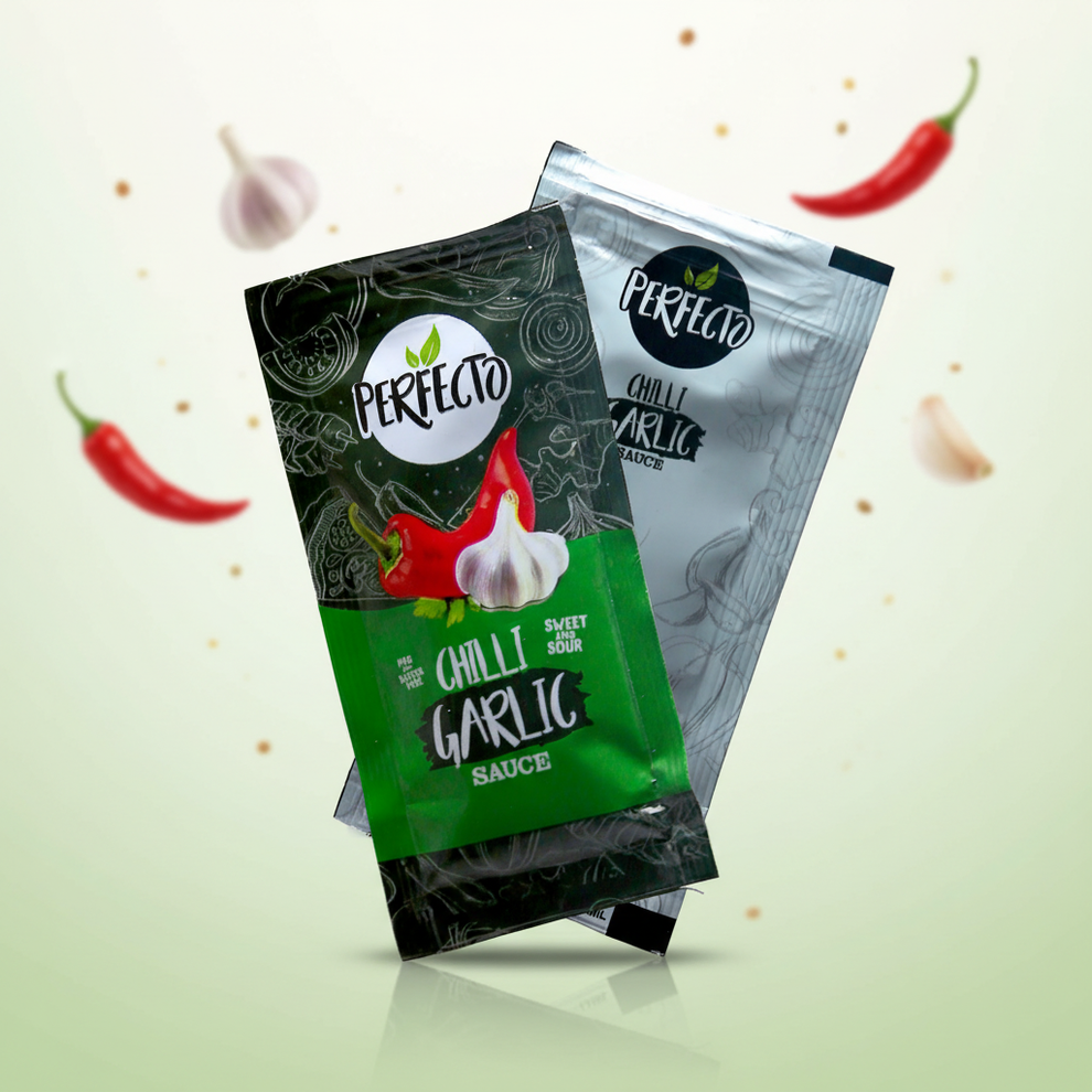 Chilli Garlic Sachets - 9G X 1000 – Perfecto